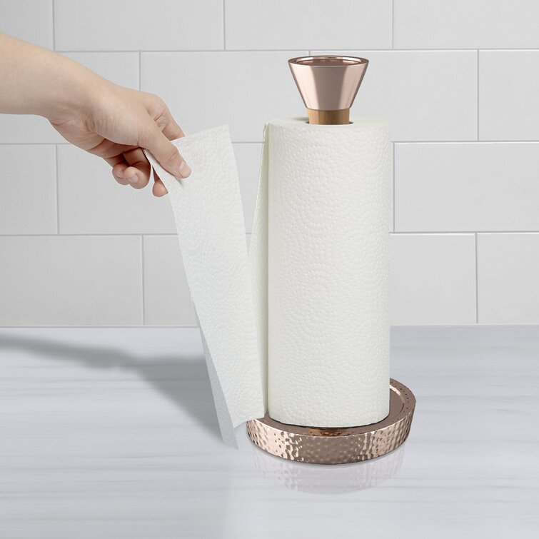 Rose gold cheap paper towel holder